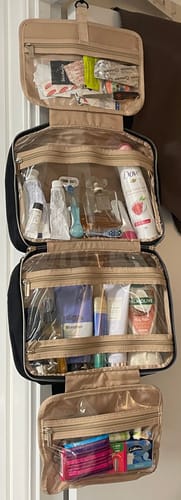 Customer photo review of The Space Saver Bonchemin Hanging Toiletry Bag