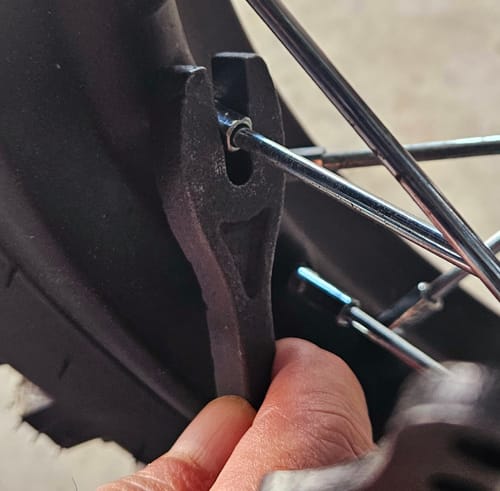 Customer photo review of 6 in 1 Spoke Wrench