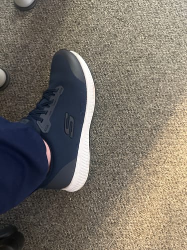 Customer photo review of Skechers Squad SR Occupational Shoe OB Navy