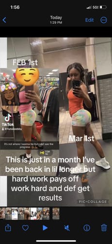 Customer photo review of "Big Booty Judy" Butt & Hip Enhancement Cream