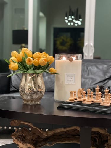 Customer photo review of Big Ass Candle (300 oz, 750-1k hours)