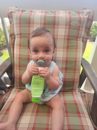 Customer photo review of Natural Sunscreen - BULK