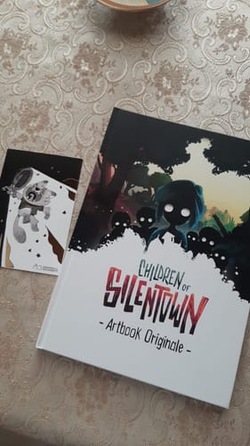 Customer photo review of Children of Silentown • Artbook Originale • Firmato