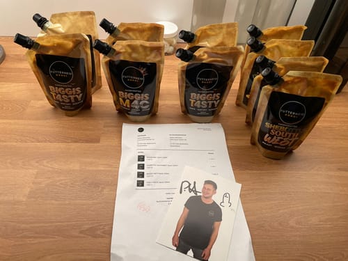 Customer photo review of BIGGIS T4STY Sauce 250ml