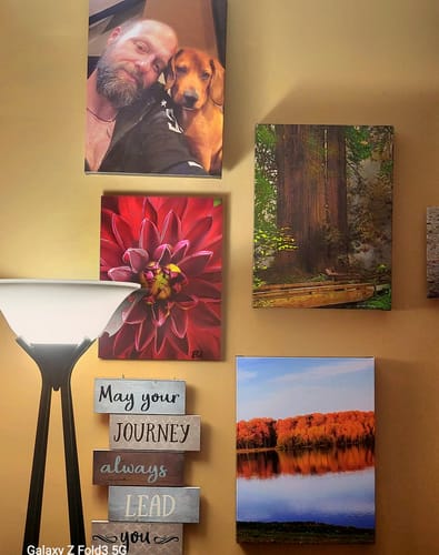 Customer photo review of Portrait - Custom Photo Canvas