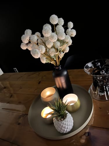 Fotorecensie van een klant over Zijden Kiku Bloemen - Wit