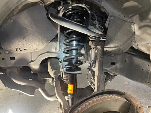 Customer photo review of 2008-2022 Toyota Sequoia Front Electronic Suspension Conversion/Delete Kit (TR3FB)