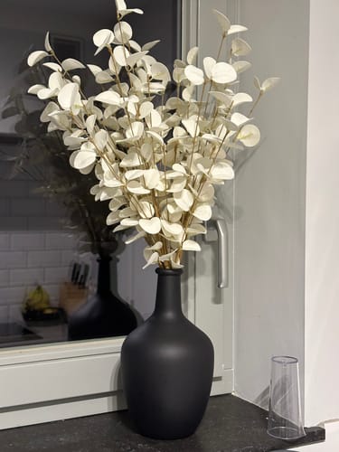 Fotorecensie van een klant over Faux Eucalyptus - Crème (5stengels)