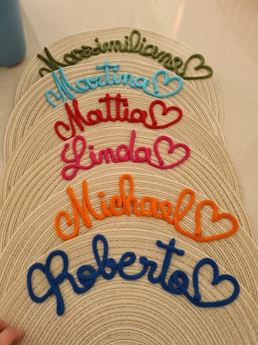 Linda P. review of Tovaglietta Americana Personalizzata con Nome image 1 out of 1