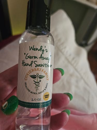 Customer photo review of Wendy's Germ Away Hand Sanitizer