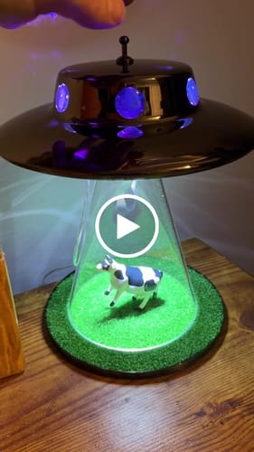 Customer video review of The Original Alien Abduction Lamp