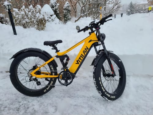 Customer photo review of T7 Full Suspension Mountain E-bike