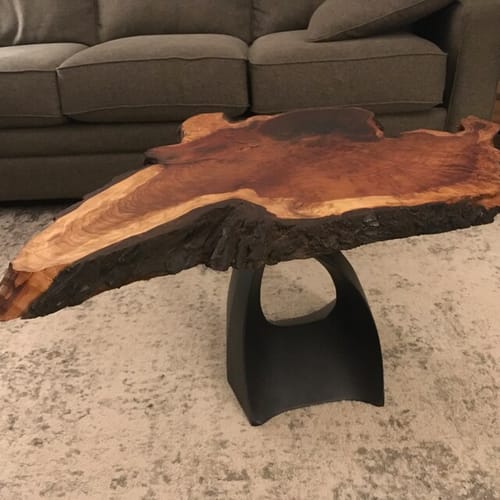 Customer photo review of Coffee Table Legs 121 Tulipe 16H Metal Elegance Furniture