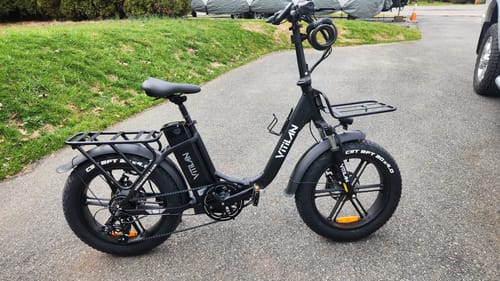 Customer photo review of U7 Step-thru Foldable Fat Tire Electric Bike