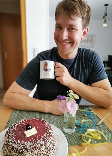 Customer photo review of Tasse "Kaltblütig & gutmütig"
