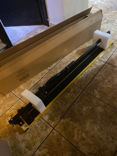 Customer photo review of Cortadora De Piso Azulejo Manual 120cm Loseta Ceramico