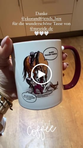 Customer video review of Tasse "Fallen lassen"