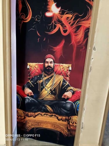 Customer photo review of Shivaay Chhatrapati Shivaji Maharaj Door Covers