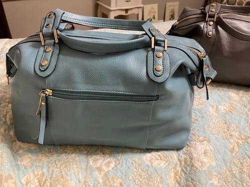 Customer photo review of Women's Fashion Leather Handbag
