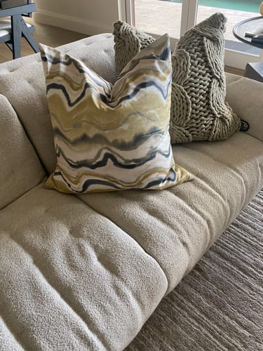 Customer photo review of Olive Green and Grey Watercolor