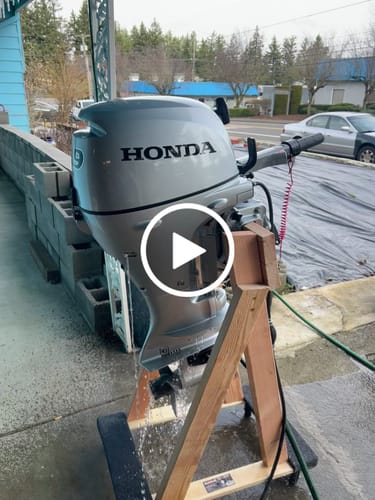 Customer video review of Honda 9.9 HP Outboard Motor - Model BF10D3SH
