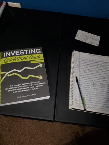 Customer photo review of Investing QuickStart Guide