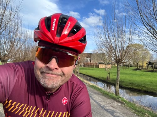 Customer photo review of Kapvoe X75 Half Frame Sports Sunglasses