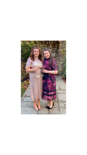 Customer photo review of Sparkle maxi dress
