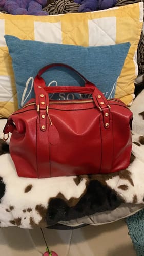 Customer photo review of Women's Fashion Leather Handbag
