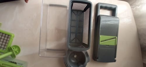 Customer photo review of 14/16-in-1 Multifunctional Vegetable Chopper: Slicer, Dicer & Grater