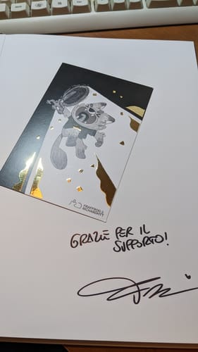 Customer photo review of Children of Silentown • Artbook Originale • Firmato