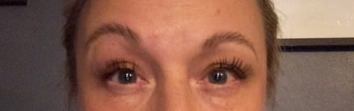 Customer photo review of QuickBrow Kit - Brow Balm & Pencil Duo