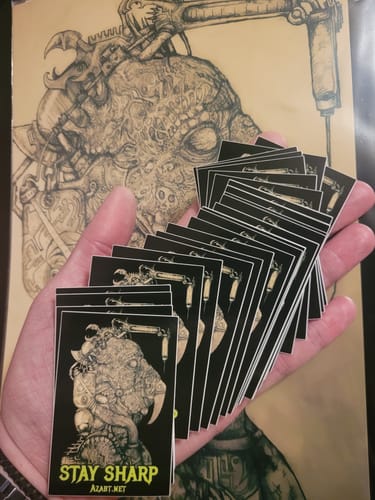 Customer photo review of RECTANGLE STICKERS