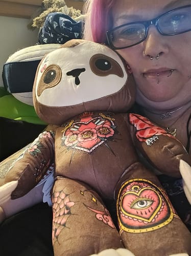 Customer photo review of Sandy the Sloth