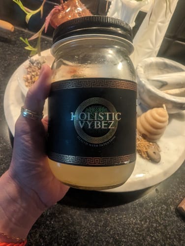 Customer photo review of St Lucia Gold Sea Moss Gel