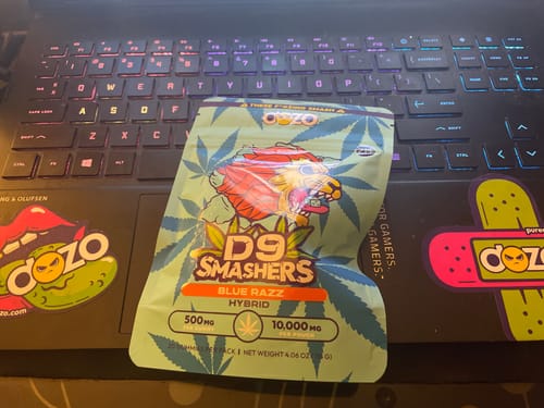 Customer photo review of D9 Smasher | Blue Razz (Hybrid)