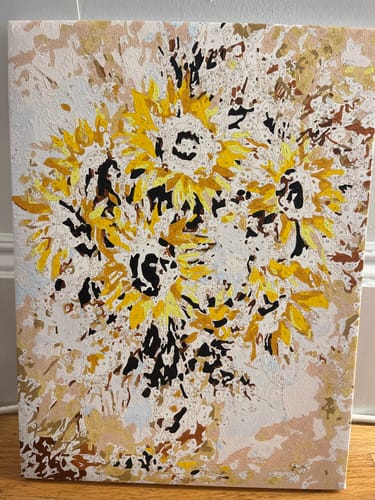 Customer photo review of Pretty Sunflowers