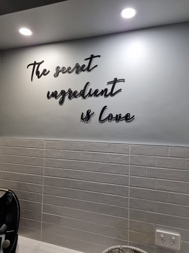 Customer photo review of The Secret Ingredient Is Love