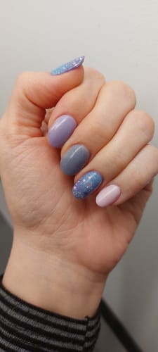 Customer photo review of Sensitive Dip Powder Pro Base Coat