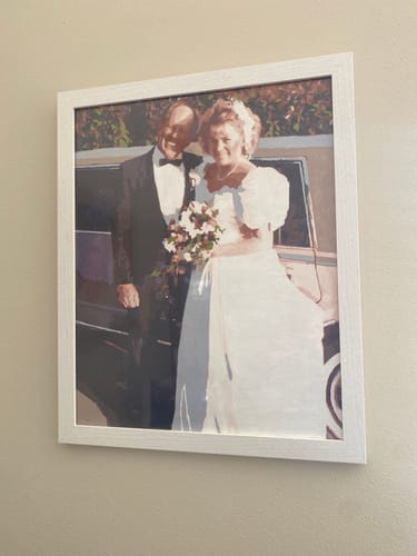 Customer photo review of Paint by Numbers - paint your very own photo