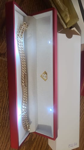 Customer photo review of *NEW* 14k Hollow Choker for Women (7.5MM / 16" Inches) 🤩 JTJ™
