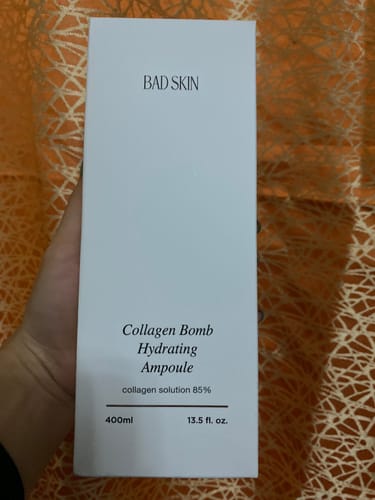 Customer photo review of Bad Skin™ Korean Collagen Bomb Hydrating Ampoule