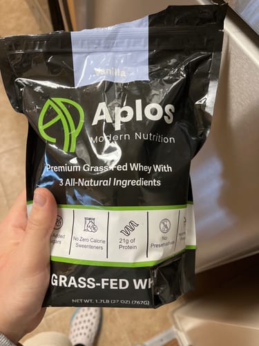 Customer photo review of Grass-Fed Whey