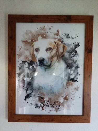 undefined review of Your Dog as Watercolor Portrait image 1 out of 1