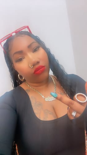 Customer photo review of BOHO Knotless Braided wig