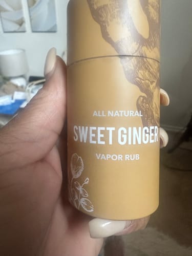 Customer photo review of North Carolina Sweet Ginger Rub