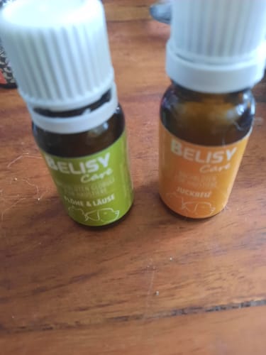 Kundenbewertung mit Foto zu BELISY Läuse & Flöhe Bachblüten Globuli für Hunde & Katzen - 10g