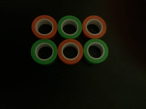 Customer photo review of Magnetic Fidget Rings