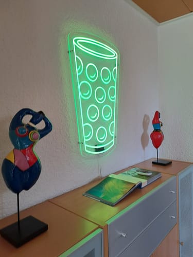 Customer photo review of Neon Dubbeglas