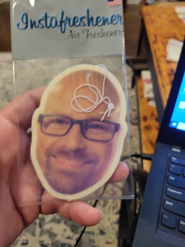 Customer photo review of Custom Shape Air Freshener
